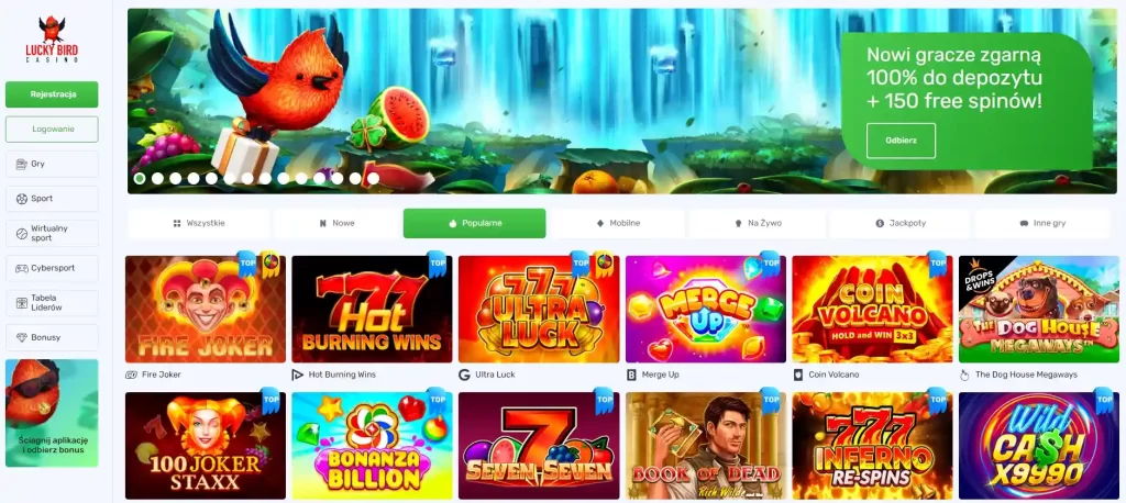 Glowna Strona Kasyna Lucky Bird